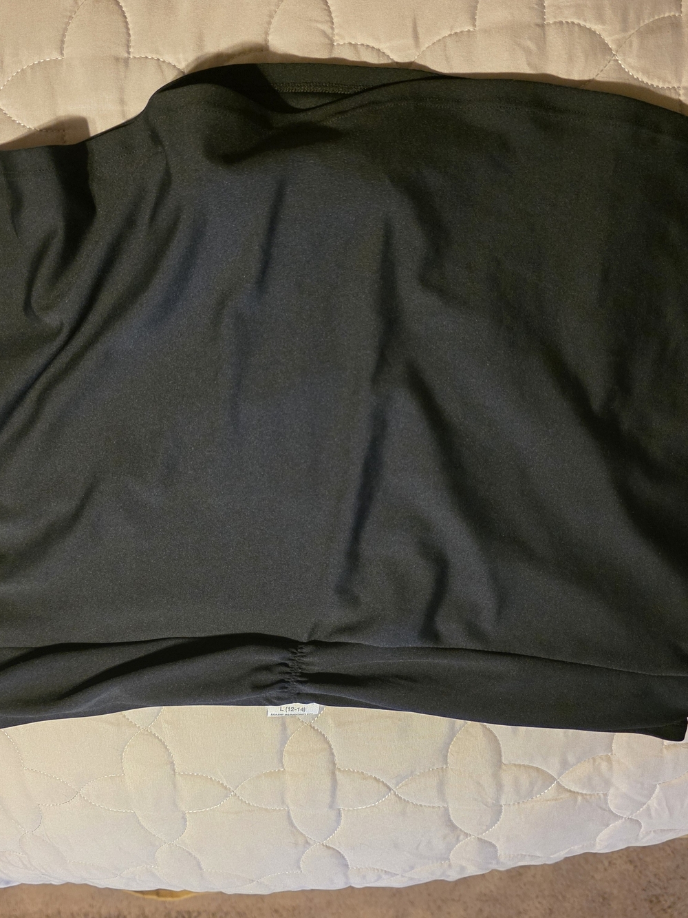 Time and Tru Black Tankini with Skirt Swim Set - Picture 4 of 10